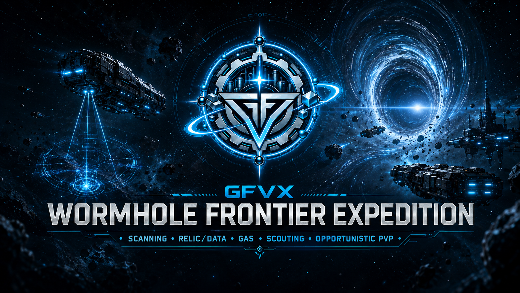 GFVX Ghost Fleet — Halloween Wormhole Expedition GFVX event poster